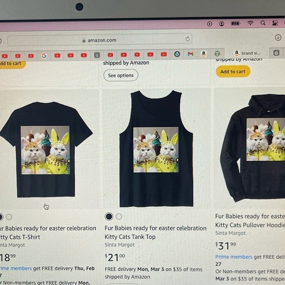 HANDCRAFTED digital art by me NWT print with lamination also have shirts of this - Picture 6 of 13